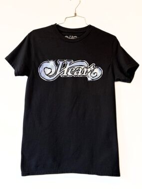 Heart 2025 Royal Flush Tour T-shirt Black Size S